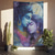 preiswerte Wandteppiche-Shiva und Parvati, göttliches Paar, hinduistische Götter und Göttinnen, blau-violette spirituelle Kunst, Mond-Wandteppich für Yoga-, Meditations-, Schlafzimmer-, Wohnzimmer- und Heimdekoration