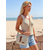 preiswerte Taschen für Urlaub &amp; Reise-Boho-Stroh-Umhängetasche für Damen, gewebte Schultertasche in Elfenbein und Khaki mit verstellbarem Riemen für Strandurlaub, Resortreisen, lässige Sommeroutfits und den Alltag