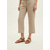 voordelige Platte Sandalen-Bruine platte sandalen met bandjes voor dames met geweven details – stijlvol en comfortabel voor casual of vakantiekleding