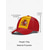 billige Tilbehør-Herrebaseballcaps i polyester i Spanias flaggfarge, justerbar passform, cheerleadinghatt for fotballfans, til kampdager, fotballsupporterarrangementer, fritidssport og utendørs bruk til hverdagsbruk