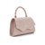 abordables Pochettes et sacs à main de soirée-Pochette de soirée élégante pour femme avec poignée supérieure et chaîne, en polyester brillant, disponible en plusieurs couleurs, ornée de détails scintillants, idéale pour les mariages, les fêtes et