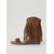 baratos Mulheres-Sandálias gladiadoras com franjas e salto plataforma para mulheres – botas de cano curto estilo boho com borlas, perfeitas para festivais de música, férias de verão e festas ao ar livre.