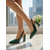 ieftine Pantofi slingback-Pantofi cu toc slingback de culoare vișinie ombre pentru femei - tocuri bloc profesionale cu gradient pentru birou, întâlniri de afaceri &amp;ținute elegante de carieră
