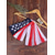 cheap Accessories-Women's Bohemian Cotton American Flag 2-Piece Bandana Set, Versatile Headscarf and Neck Gaiter for USA 250th Anniversary, Independence Day, Festivals and Everyday Casual Wear