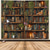 baratos Tapeçarias de Parede-Tapeçaria de parede com árvore mágica de fantasia, biblioteca, casa na árvore antiga, estante de livros, escada em espiral, arte com luz quente, pôster grande em tecido para decoração de cantinho de