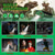 abordables Phares avant-Lampe frontale dinosaure rechargeable LED, idéale comme lampe de poche pour le camping et les activités de plein air. Jouet dinosaure avec lampe frontale pour enfants et adultes. Cadeau idéal pour un
