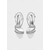 preiswerte Absatzsandalen-Silberne Riemchensandalen mit Slingback-Schnitt und Strass-Details für Damen – funkelnde Kitten Heels mit offener Spitze für Cocktailabende und Hochzeitsempfänge