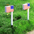 voordelige Pathway Lights &amp; Lanterns-Tuinverlichting op zonne-energie met LED-verlichting in de vorm van een Amerikaanse vlag, buitenverlichting op zonne-energie voor paden en terrassen, inclusief grondpinnen voor gazon- en