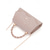 abordables Pochettes et sacs à main de soirée-Pochette de soirée élégante pour femme avec poignée supérieure et chaîne, en polyester brillant, disponible en plusieurs couleurs, ornée de détails scintillants, idéale pour les mariages, les fêtes et