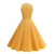 cheap Dresses-1950s Retro Vintage Dress Swing Dress Flare Dress Short Sleeves Solid Color Fit &amp; Flare Swing V Neck Fancy Dress Women's Casual Party Dailywear Adults' Dress Spring &amp; Summer