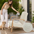 abordables Housse de chaise-Housse de canapé imperméable, housse de chaise extensible en jacquard avec fermeture éclair, couleur unie, lavable et amovible pour une chaise (1 pièce).