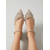 economico Madre della Sposa/Sposo-Ballerine nude da donna decorate – eleganti scarpe a punta con cinturino alla caviglia per la madre della sposa &amp;invitati al matrimonio in giardino