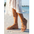 cheap Flat Sandals-Women's Bohemian Khaki Flat Sandals - Elegant Jeweled Thong Sandals with Colorful Crystal Studded Straps for Beach Vacations, Summer Cruises &amp;  Island Wear