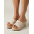 cheap Women-Women's Beige Woven Wedge Sandals - Resort Evening and Vacation Party Shoes