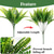 Χαμηλού Κόστους Τεχνητά Φυτά &amp; Πράσινο-10 τεμάχια ψεύτικη φτέρη - τεχνητές φτέρες για εξωτερικούς χώρους - ψεύτικες φτέρες για εξωτερική γλάστρα μεγάλη εξωτερική διακόσμηση βεράντας φτέρη της Βοστώνης τεχνητά φυτά ψεύτικο πράσινο διακόσμηση βεράντας