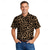 cheap Tops-Retro Vintage Hippie 1970s Shirt Short Sleeves Hippie Leopard Print Fancy Dress Men's Music Festival Party Daily Wear Adults' Shirt Spring &amp; Summer