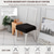 abordables Housse de chaise-housse de siège de chaise résistante à l'eau pour salle à manger cuisine housse de siège de chaise jacquard extensible housse de protection de coussin de siège de chaise anti-poussière lavable amovible