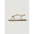 ieftine Sandale plate-Sandale plate pentru femei, stil boho chic, cu mărgele metalice decorative – încălțăminte confortabilă pentru nunți casual și pe plajă, evenimente de vară și vacanțe