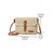 preiswerte Taschen für Urlaub &amp; Reise-Boho-Stroh-Umhängetasche für Damen, gewebte Schultertasche in Elfenbein und Khaki mit verstellbarem Riemen für Strandurlaub, Resortreisen, lässige Sommeroutfits und den Alltag