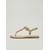 preiswerte Flache Sandalen-Goldene, flache Damensandalen mit Kristallverzierungen, offene Zehenpartie und T-Riemen, perfekt für Abendveranstaltungen im Resort oder den Urlaub. &amp;Sommerabendveranstaltungen