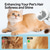 baratos Cuidados com o Cabelo-Escova de higiene para animais de estimação com spray eletrônico - ferramenta suave para remoção de pelos em gatos. &amp;Escova a vapor para cães, reduz a queda de pelos, cerdas macias, promove uma