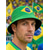 ieftine Accesorii-Pălărie bărbătească reversibilă din poliester, cu imprimeu cu steagul Braziliei, șapcă ușoară de fan al fotbalului pentru ziua meciului, suporteri, sporturi casual, ținute de exterior