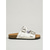 abordables Sandalias deslizantes-Sandalias blancas de doble tira para mujer: cómodas sandalias con plantilla de corcho y hebillas ajustables. &amp;Ojales para complejos turísticos al aire libre y vacaciones en la playa. &amp;paseos