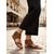 economico Infradito scivolosi-sandali da donna in pelle scamosciata verde slip-on con design comodo – calzature casual per l'estate, la spiaggia e le uscite quotidiane