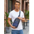 preiswerte Taschen für Herren-Herren-Umhängetasche aus Polyester, mehrfarbiger, geräumiger Crossbody-Rucksack mit verstellbarem Schultergurt und mehreren Fächern für Urlaubsreisen, Freizeitaktivitäten im Freien und den Alltag