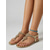 preiswerte Flache Sandalen-Goldene, flache Damensandalen mit Kristallverzierungen, offene Zehenpartie und T-Riemen, perfekt für Abendveranstaltungen im Resort oder den Urlaub. &amp;Sommerabendveranstaltungen