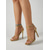 voordelige Hakken Sandalen-Gouden metallic stiletto sandalen met bandjes voor dames - elegante hakken voor cocktailparty's