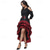 abordables Tenues-Set Médiéval Renaissance Jupe Blouse / Chemise Corset avec accessoires Pirate Déguisement Femmes Pirate Halloween Carnaval Mascarade Foire de la Renaissance Soirée à thème rétro Adulte Chemisier Jupe