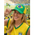 levne Příslušenství-Pánská polyesterová baseballová čepice s brazilskou vlajkou, nastavitelná velikost, fotbalová fanklubová čepice pro zápasy, akce pro fanoušky fotbalu, běžné sportovní oblečení a každodenní outdoorové nošení.
