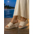 cheap Women-Women's Beige Woven Wedge Sandals - Resort Evening and Vacation Party Shoes