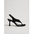 billige Hælte sandaler-Svarte slingback-sandaler til dame – elegante åpne hæler til hverdagsbruk &amp;ferieklær