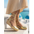 cheap Espadrille Sandals-Women's Classic Black Lace-up Wedge Sandals - Elegant Espadrille Closed Toe Heels with Ankle Wrap for Island Vacations, Mediterranean Travel &amp; Summer Resort Wear
