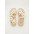 abordables Sandales espadrilles-sandales à fleurs bohèmes pour femmes – ballerines à lanières colorées brodées de fleurs pour l'été, la plage et le style décontracté en plein air