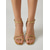 voordelige Hakken Sandalen-Gouden metallic stiletto sandalen met bandjes voor dames - elegante hakken voor cocktailparty's