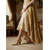 cheap Victorian &amp; Edwardian-Women's Victorian Vintage Gold T-Strap Pumps - Elegant Round Toe  Heels with Cut-out Details for Period Costumes, Classic Weddings &amp; Formal Evening Balls