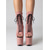 baratos Botas com salto-Botas peep toe femininas com plataforma de 20 cm - botinhas de salto agulha extremo com cadarço para pole dance e festas noturnas. &amp;roupa de balada