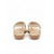 cheap Flat Sandals-Women's Gold Rhinestone Flat Sandals – Elegant Bohemian T-Strap Sandals for Summer, Beach Vacations, and Casual Outings