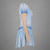 economico Abiti da Pattinaggio Artistico-Vestito da pattinaggio artistico Per donna Da ragazza Pattinaggio sul ghiaccio Vestiti Blu+Blu chiaro Foro per pollice tintura sfumata Retato Elastene Elasticizzato Addestramento Da allenamento