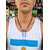 preiswerte Zubehör-Herren-Legierung &amp;Acryl-Halskette mit Anhängern in Nationalflaggen-Optik, verschiedene Ländermotive, lässiger Boho-Stil, perfekt für Fußballfans, Spieltage und Outdoor-Aktivitäten. &amp;Alltagskleidung