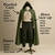 abordables Conjuntos-Conjunto Retro Antiguo Medieval Renacimiento Pantalones Capa Cinturón con accesorios Larga Arquero Ranger Acordonado Disfraz Hombre Fantasía Mascarada Feria del Renacimiento LARP Adulto Disfraz