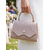 abordables Pochettes et sacs à main de soirée-Pochette de soirée élégante pour femme avec poignée supérieure et chaîne, en polyester brillant, disponible en plusieurs couleurs, ornée de détails scintillants, idéale pour les mariages, les fêtes et