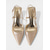 voordelige Moeder van de Bruid/De Bruidegom-Gouden slingback pumps voor dames – elegante pumps met spitse neus voor de moeder van de bruid, stadsbruiloft &amp;formele evenementen