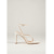 cheap Heeled Sandals-Women's White Strappy Block Heel Sandals, Minimalist Ankle Strap Chunky Heel Dress Shoes for Cocktail Party, Prom &amp; Evening Events