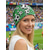 baratos Acessórios-Gorro feminino de poliéster respirável com tela, protetor de pescoço conversível, boné para torcer por fãs de futebol em dias de jogo, para apoio no estádio e para uso casual em esportes.