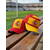 billige Tilbehør-Herrebaseballcaps i polyester i Spanias flaggfarge, justerbar passform, cheerleadinghatt for fotballfans, til kampdager, fotballsupporterarrangementer, fritidssport og utendørs bruk til hverdagsbruk