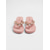 billige Sklisandaler-kvinners rosa rhinestone-utsmykkede kile-flip-flops - stilige strandsandaler for sommer og fritidsklær